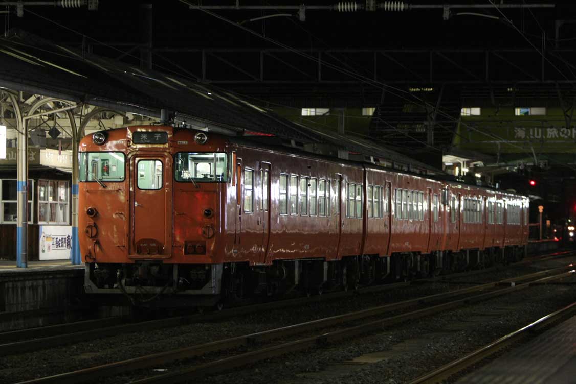 山陰本線米子駅　キハ47普通列車