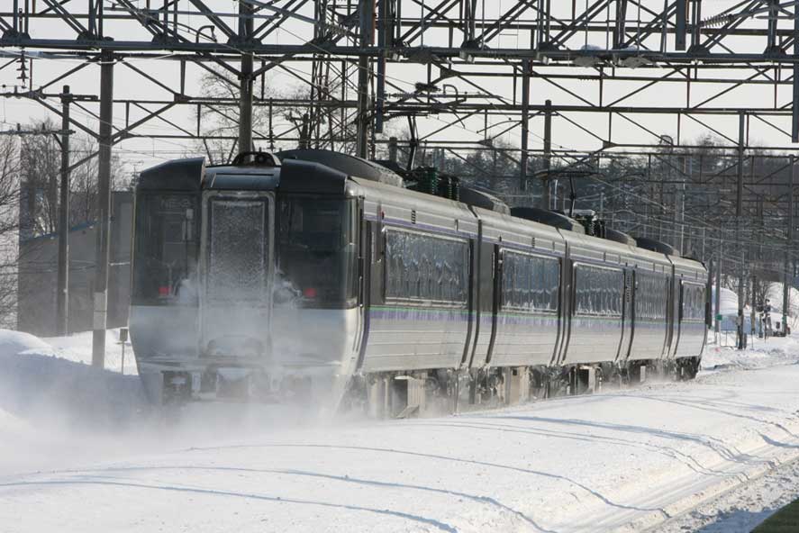 函館本線砂川－滝川　785系特急「スーパーカムイ」