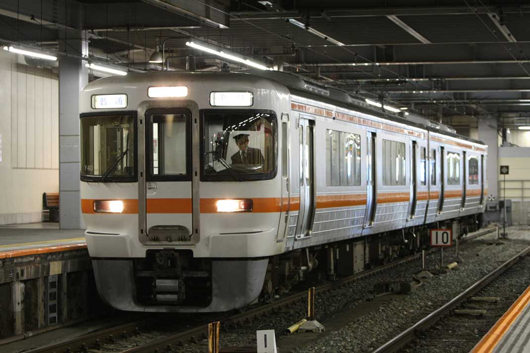 東海道本線豊橋駅　313系普通列車