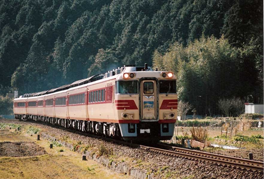 播但線福崎－甘地　キハ181系特急「はまかぜ」