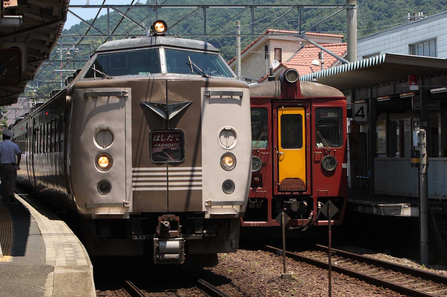 北近畿タンゴ鉄道宮津駅　183系特急「はしだて」