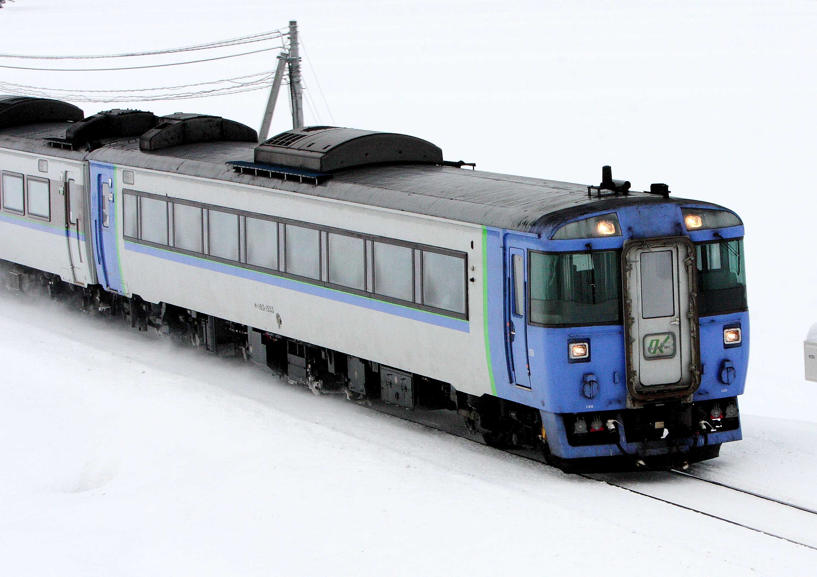 石北本線愛別-伊香牛 キハ183系特急「オホーツク」