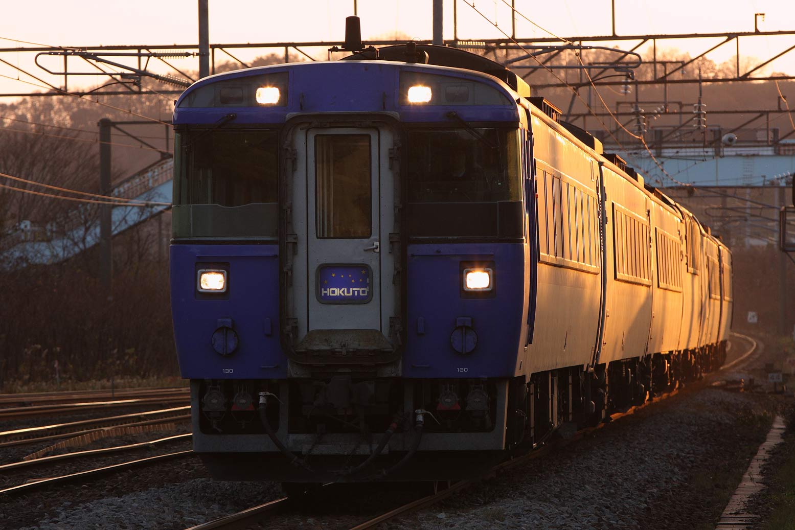 室蘭本線富浦－登別　キハ183系特急「北斗」