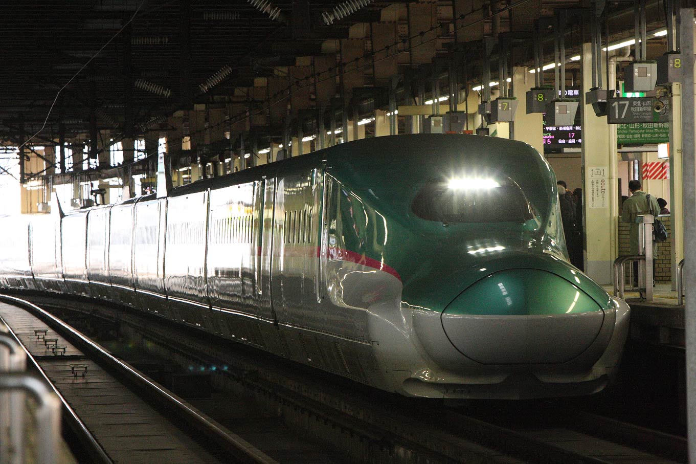 大宮駅　E5系新幹線「はやぶさ」
