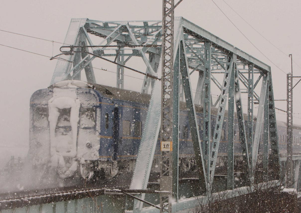 羽越本線新屋－羽後牛島　24系客車 臨時寝台特急「日本海」